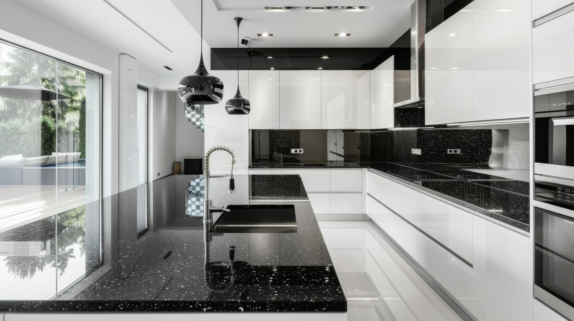Granite kitchen countertops Houston TX by Olafab Cabinetry